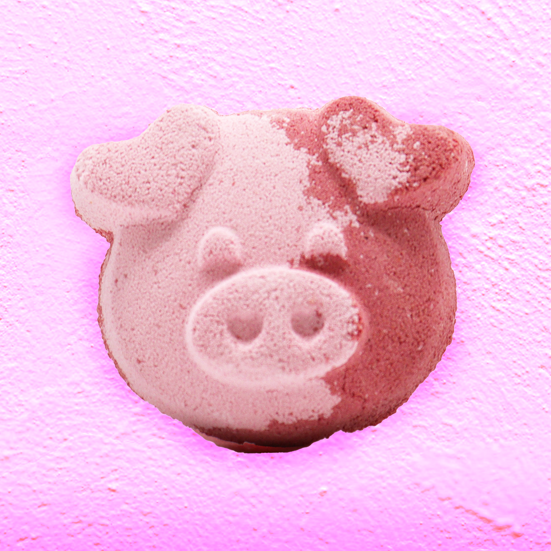 Bomba De Baño Cerdito 70G - Cupcake De Vainilla