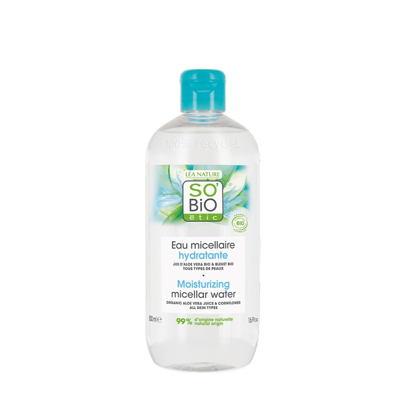 Agua micelar hidratante aloe vera Bio SO'BiOétic 500ml