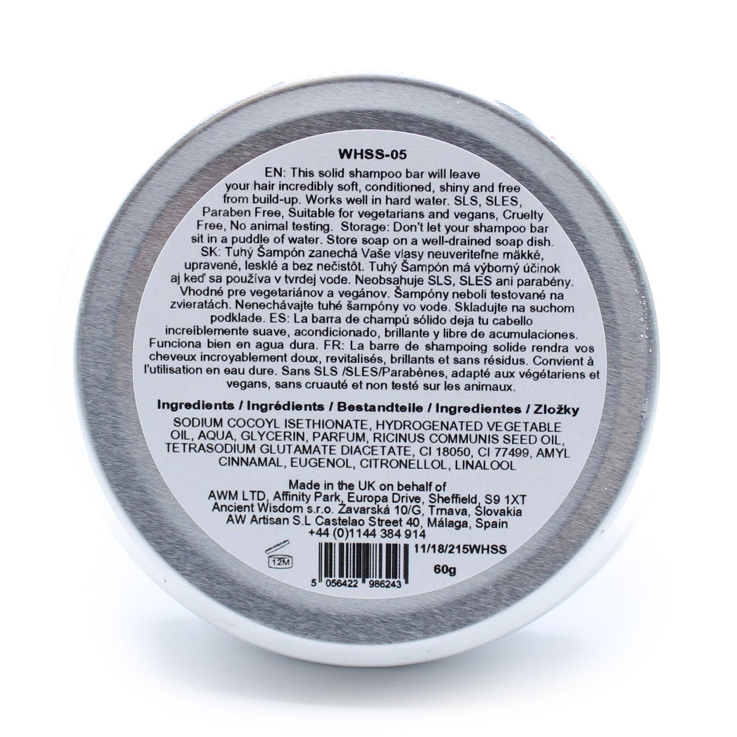Champú Solido Wild Hare - Caramelo De Cerezas