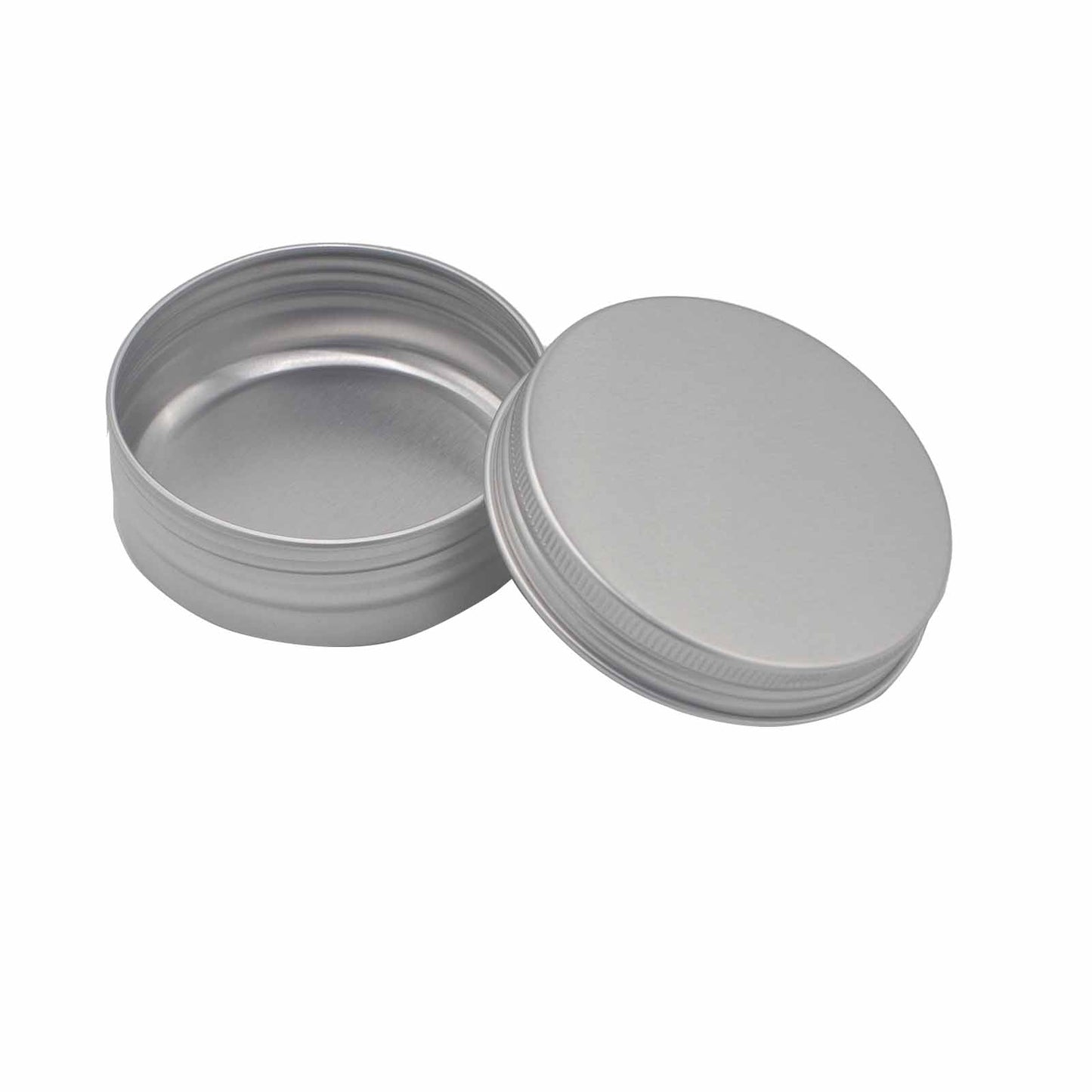 Lata de Aluminio Redonda con Tapa Rosca 60x25mm