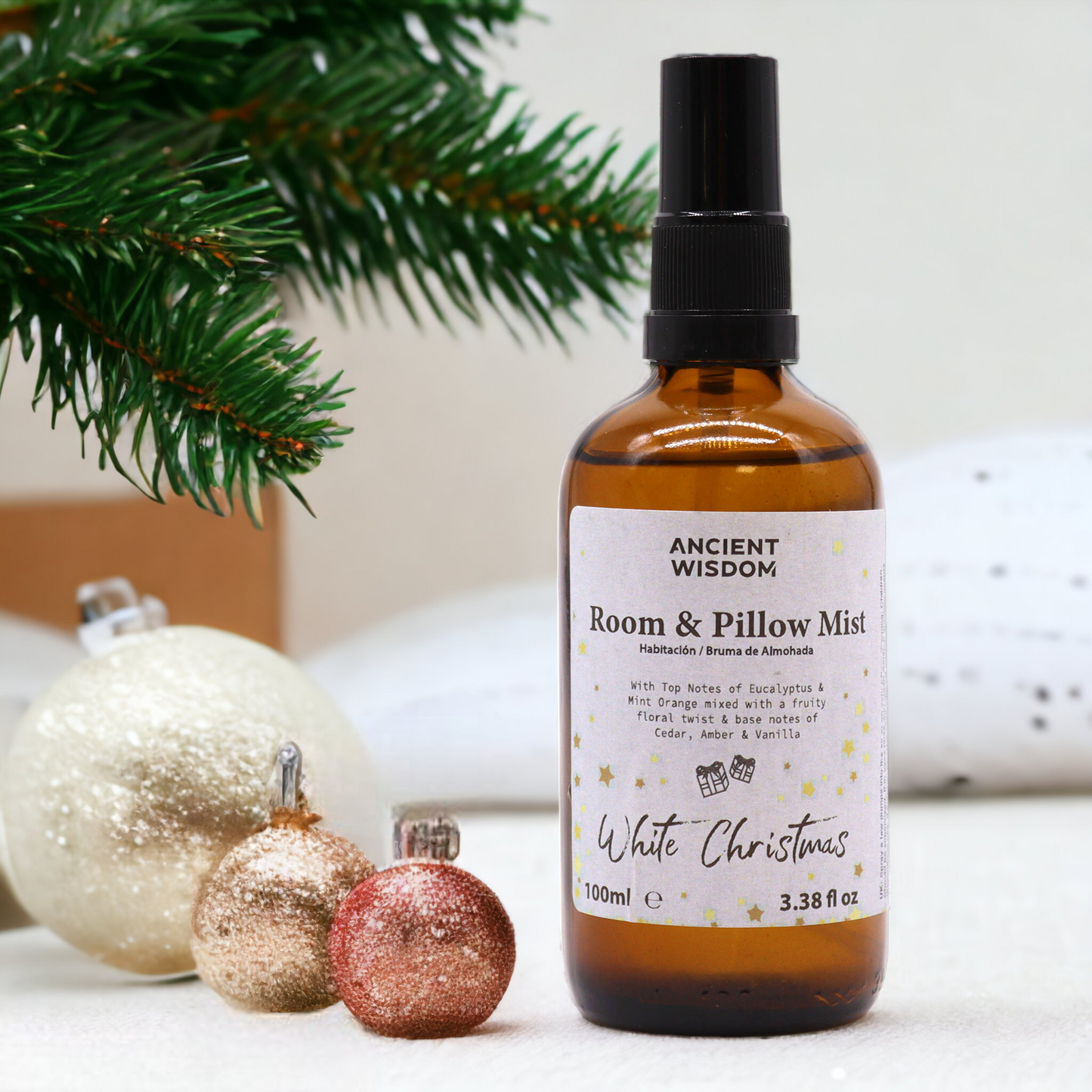 Spray de Almohada y Ambiente Navidad Blanca 100ml