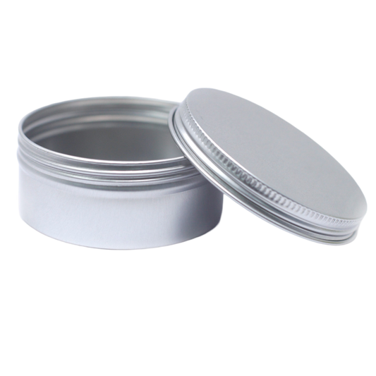 Lata de Aluminio Redonda con Tapa Rosca 60x25mm