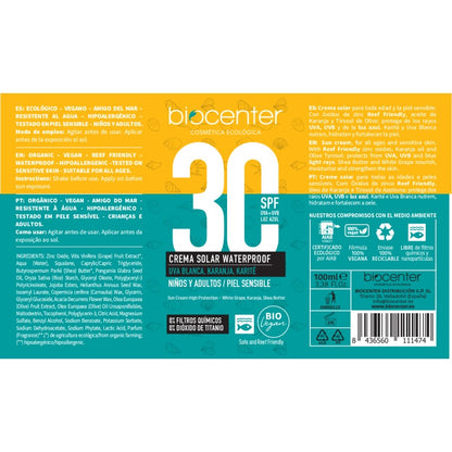 Crema Solar Natural SPF30 - Formato De Viaje