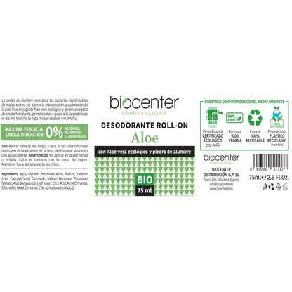 Desodorante Roll-On Eco Aloe 75Ml