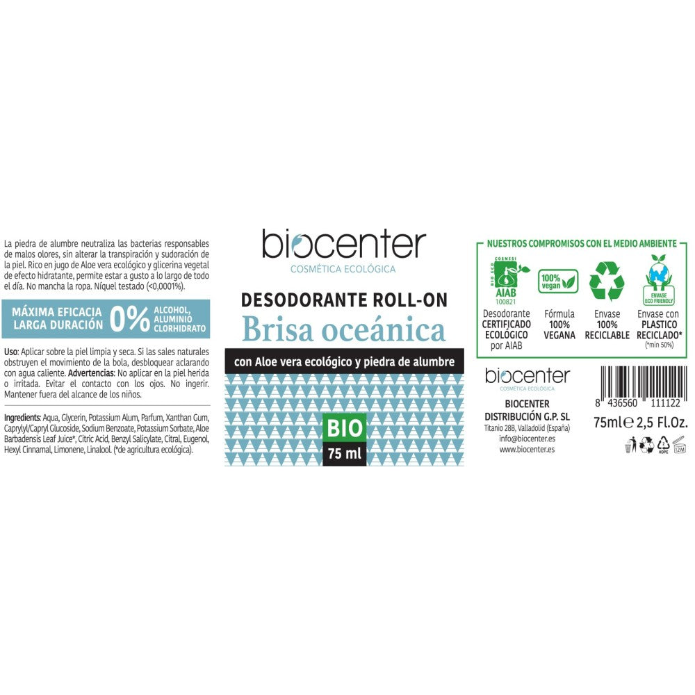 Desodorante Roll-On Eco Brisa Oceanica