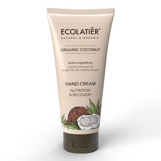 Crema de Manos Nutricion y Recuperacion Coco Ecologico