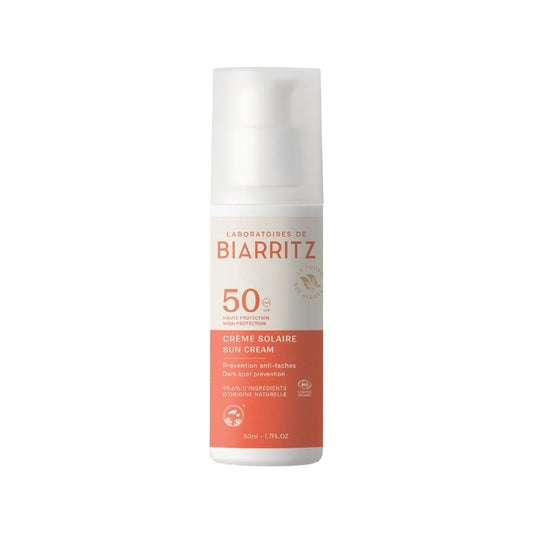 Crema solar facial SPF 50 Biarritz