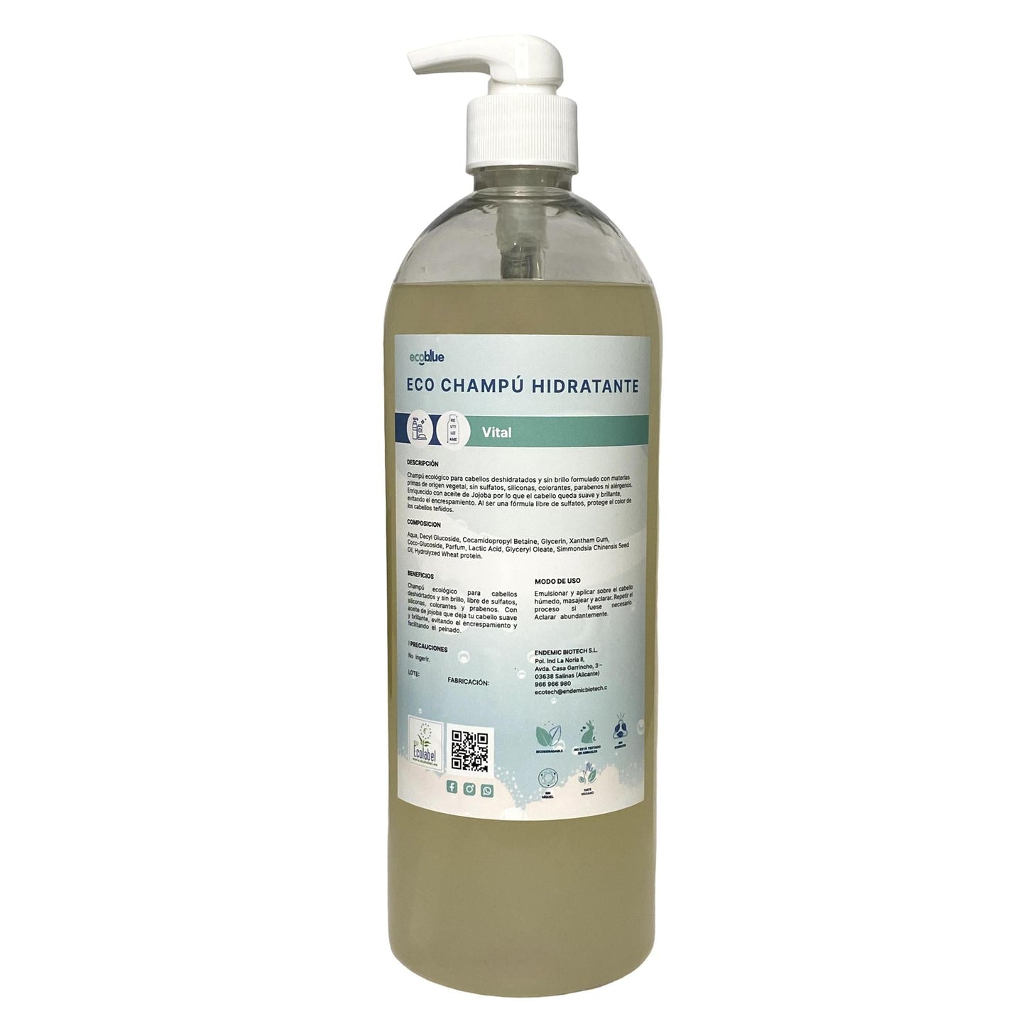 Eco Champu Hidratante Vital 0,5L