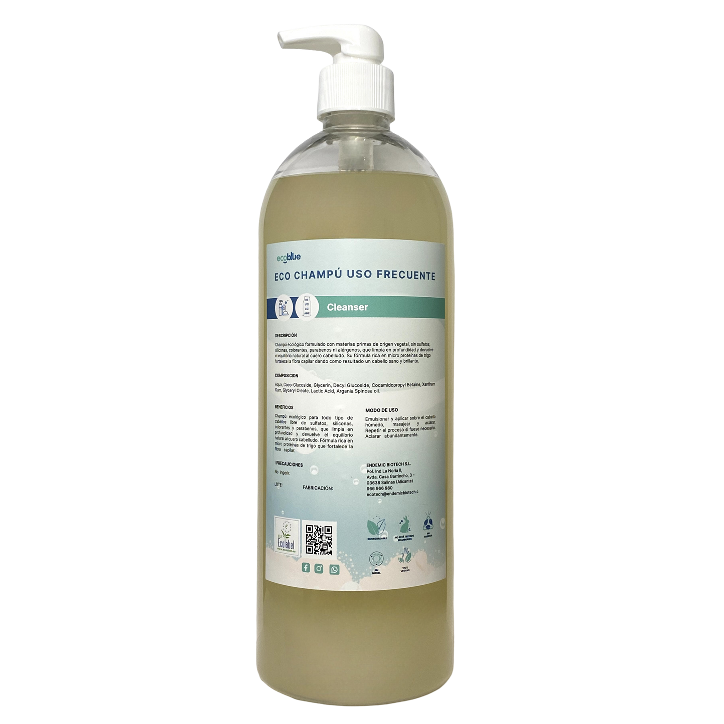 Eco Champú Uso Frecuente Cleanser 0,5L