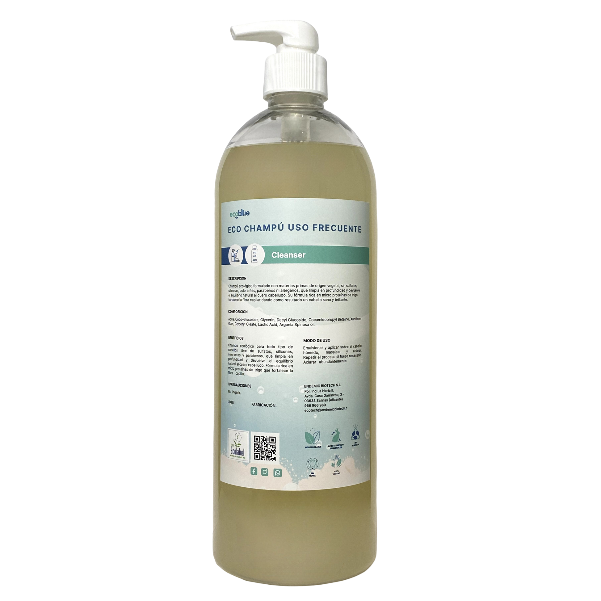 Eco Champú Uso Frecuente Cleanser 0,5L