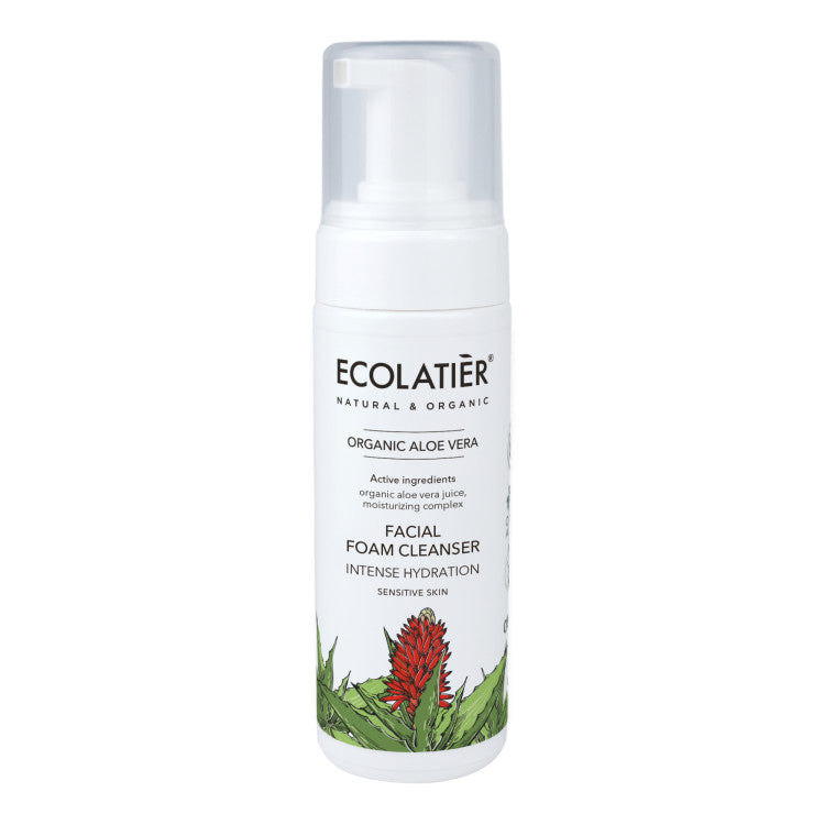 Espuma Limpiadora Facial Hidratación Intensa Aloe Vera Ecológico