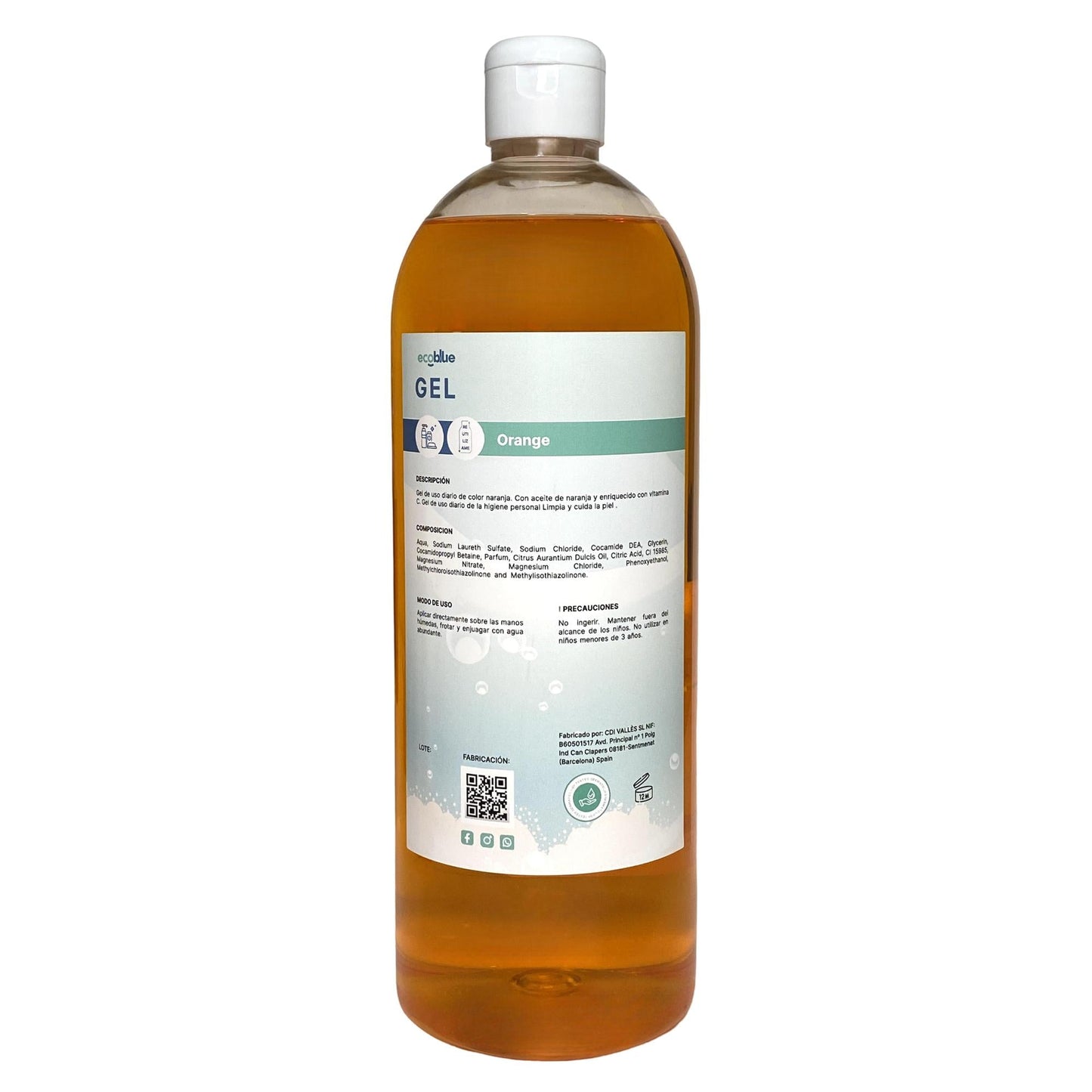 Gel De Baño Orange 0,5L