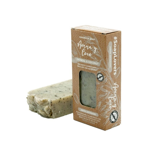 Pastilla de jabón de Avena y Coco 100gr