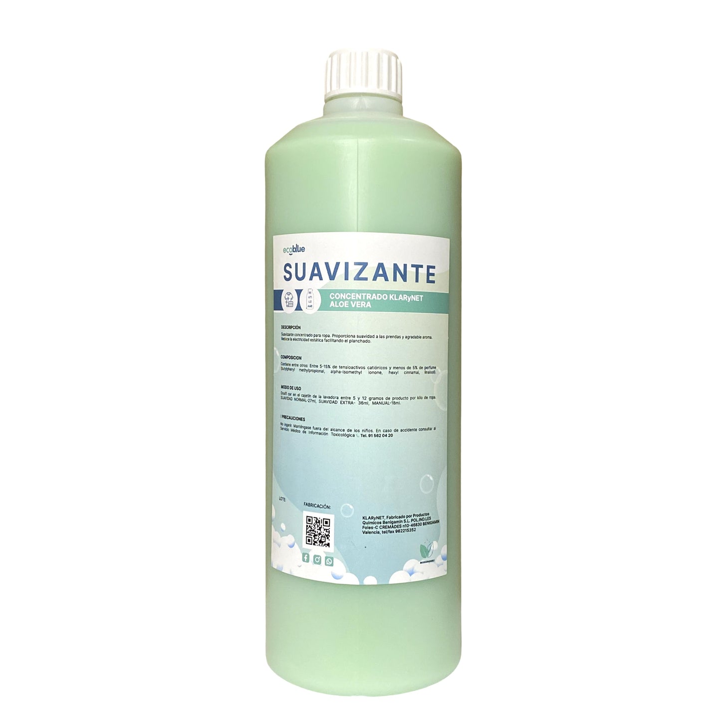 Suavizante Concentrado Aloe Vera 1L